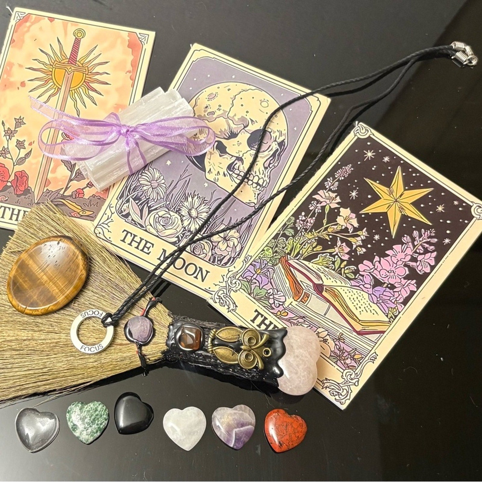 Mystical Tarot & Crystal Heart Bundle