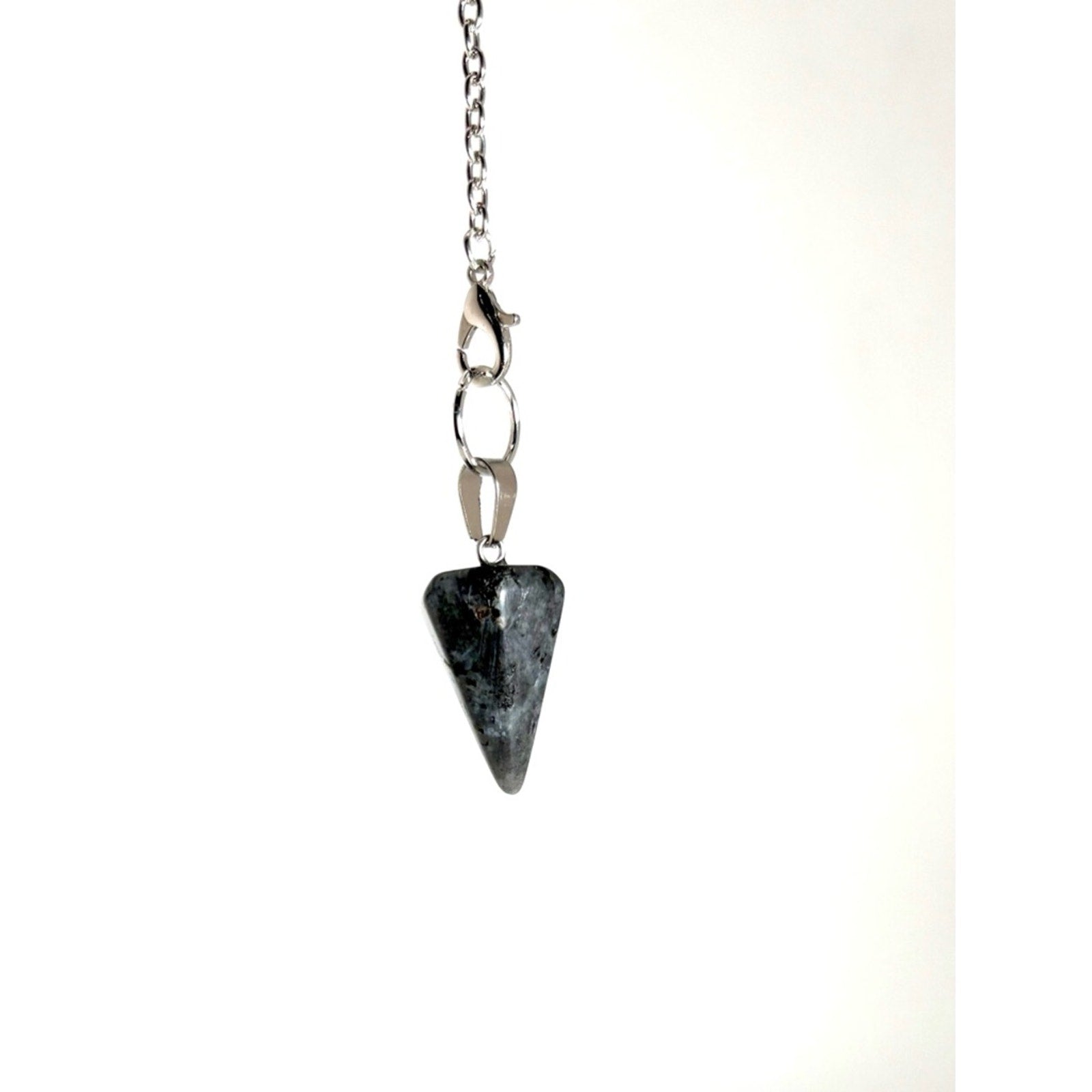 Indigo Gabbro Pendulum | Mystic Merlinite Divination Tool