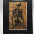 Gothic Anatomical Skeleton Art Print 5x7