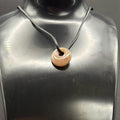 🍑 Peach Aventurine Donut Pendant Necklace 🍑
