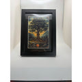 Tree of Life Fantasy Art Print – Framed 5x7 Mystical Nature Decor