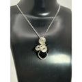 Wire Wrapped Black Tourmaline Heart Necklace w/ Pentacle Charm