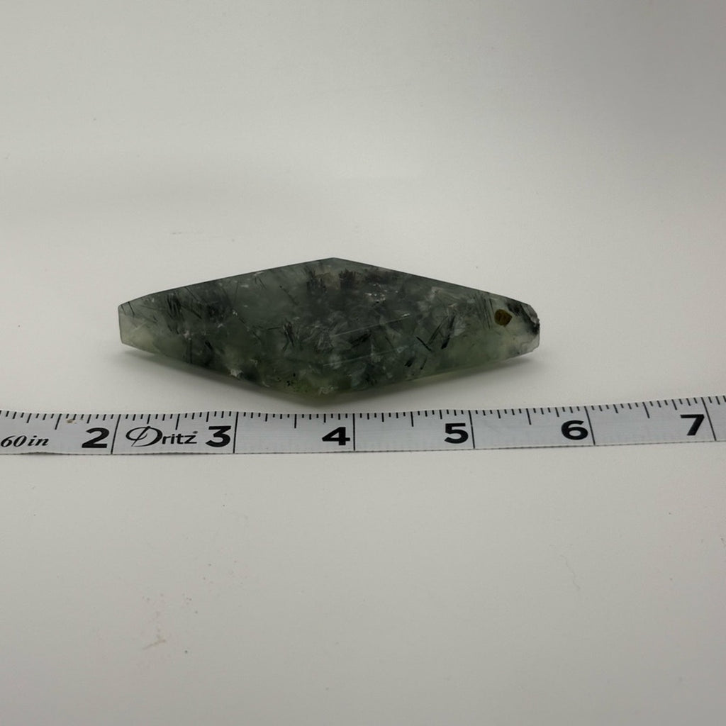 Prehnite Diamond w/ Stand ✨ Crystal Display | Zodiac Stand
