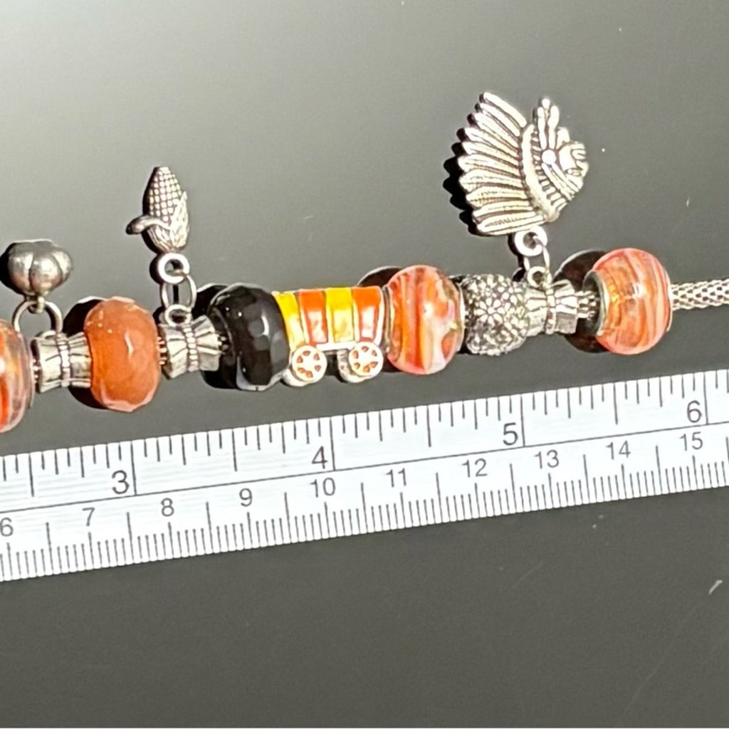 🧡 Autumn Harvest Charm Bracelet