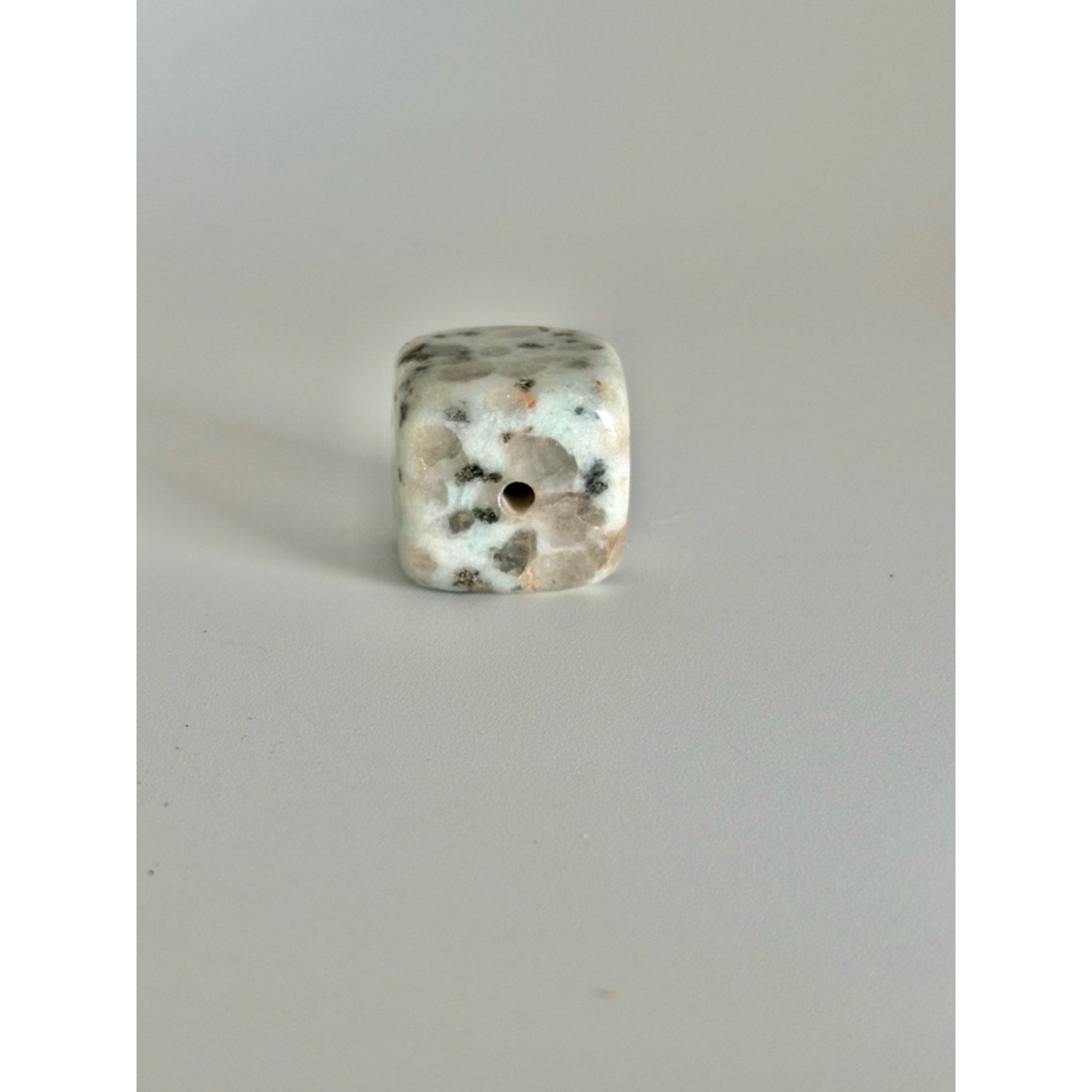 Kiwi Jasper Stone Incense Holder Cube