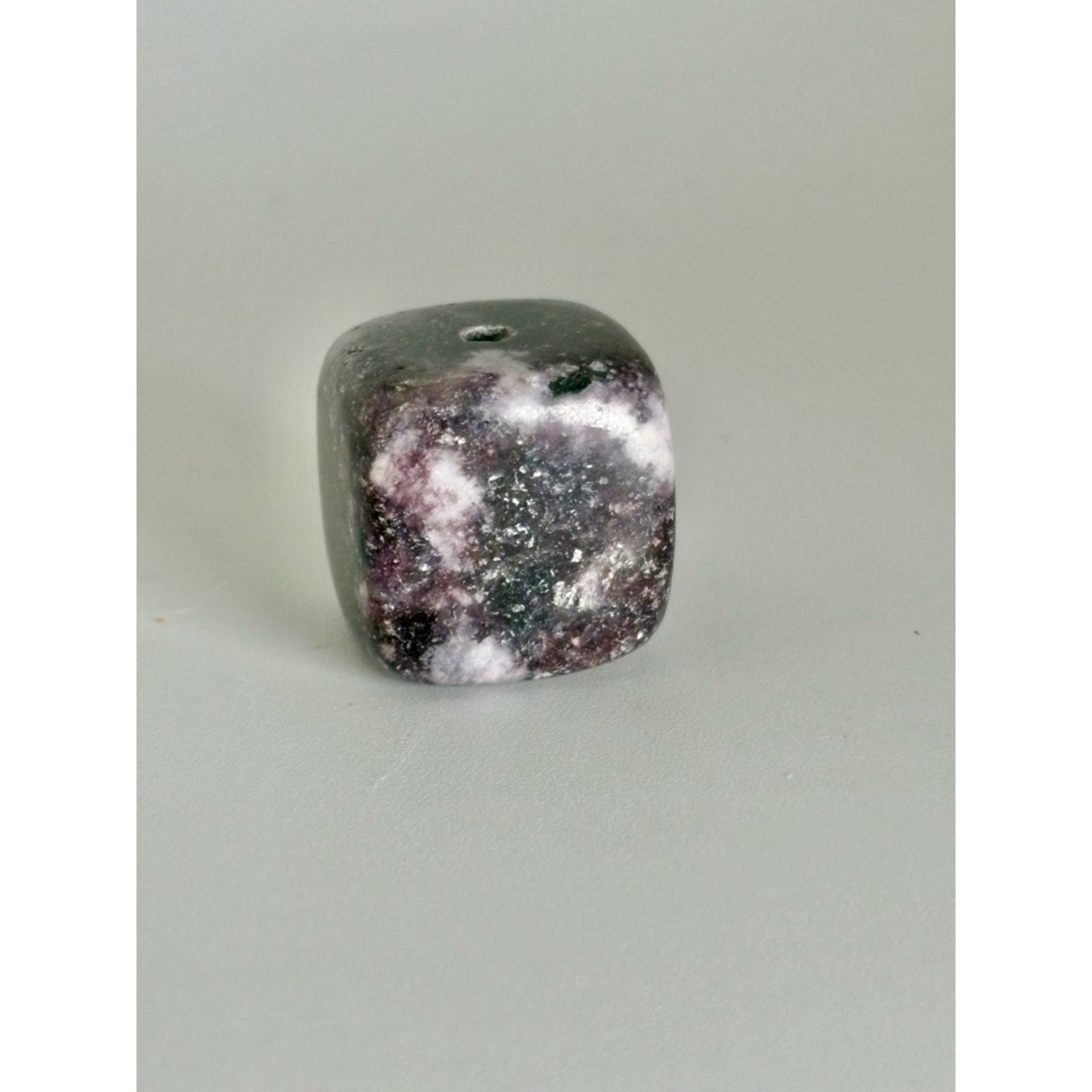 Lepidolite Incense Holder Cube | Polished Stone Burner