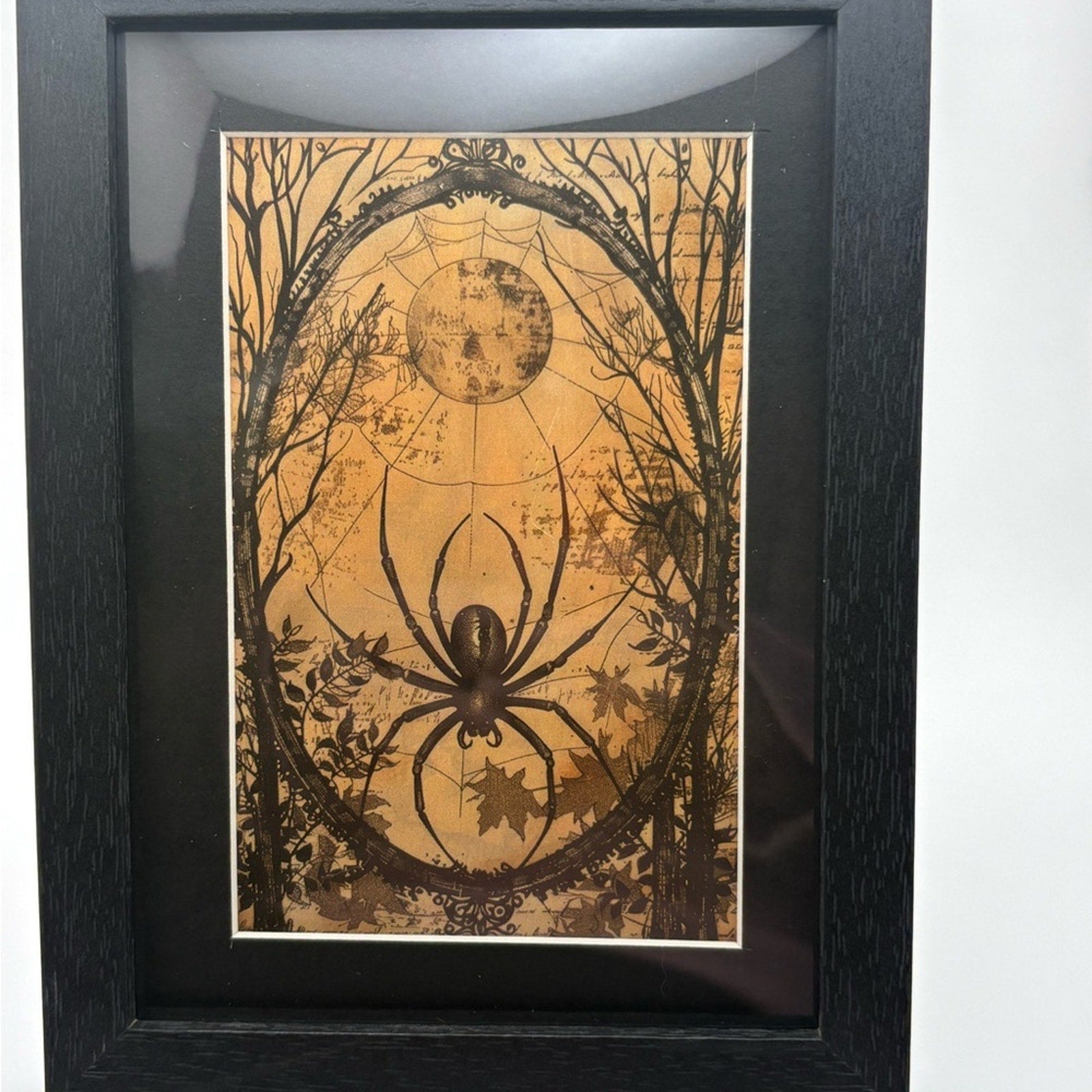 🖤 Gothic Spider & Moon Art Print | 5x7 | New 🖤