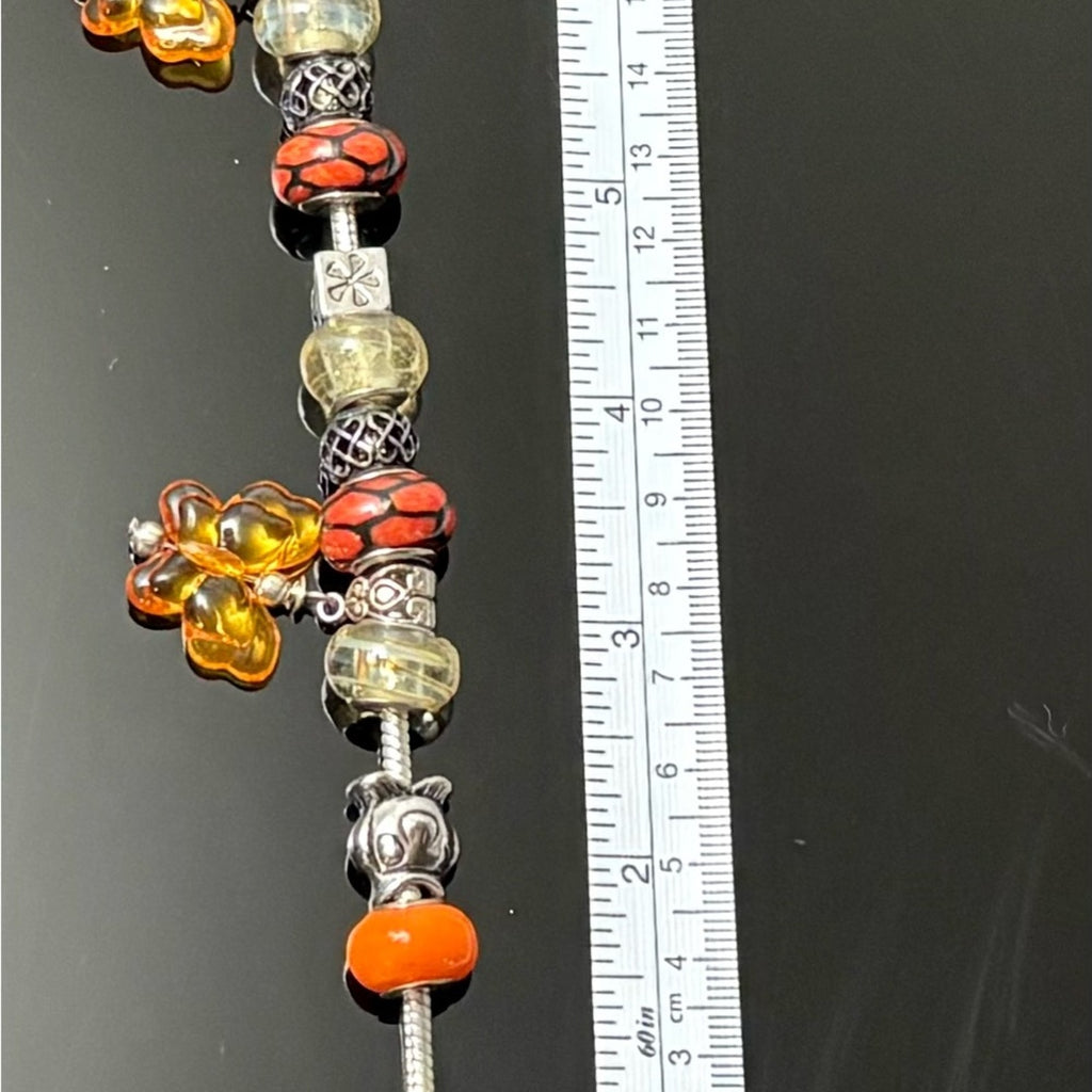 🧡 Fluttering Hearts & Butterfly Charm Bracelet