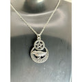 Raven Pentacle Necklace | Gothic Witchy Pendant |