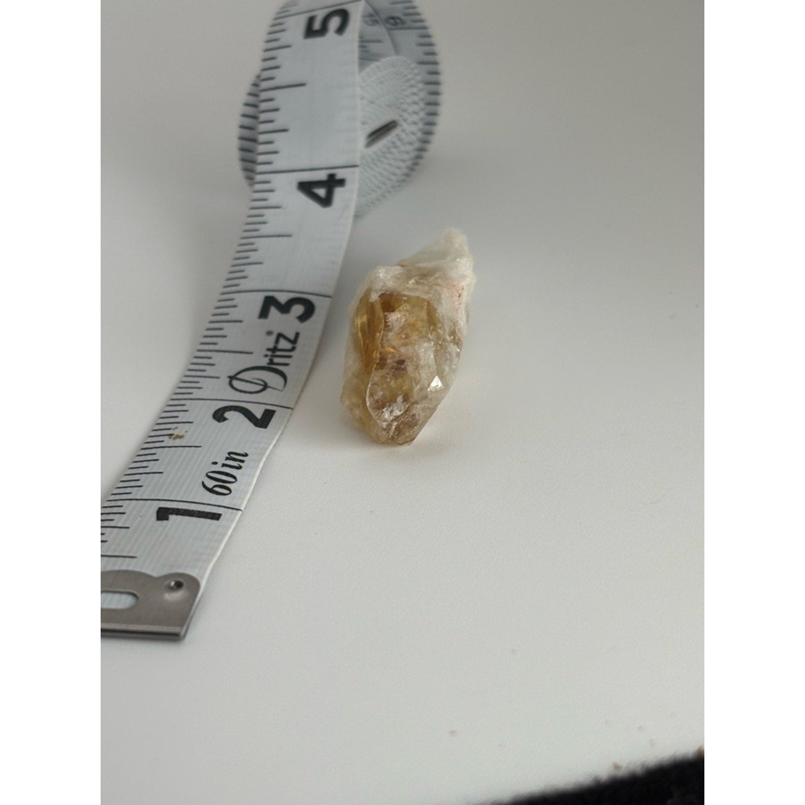 Raw Citrine Crystal Point | Natural Rough Yellow Quartz Healing Stone