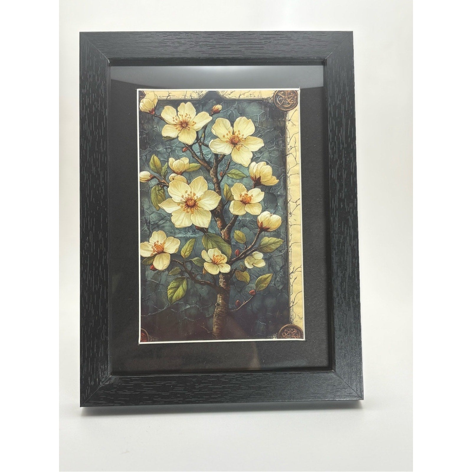 🌿 Vintage Floral Framed Art Print 🌿