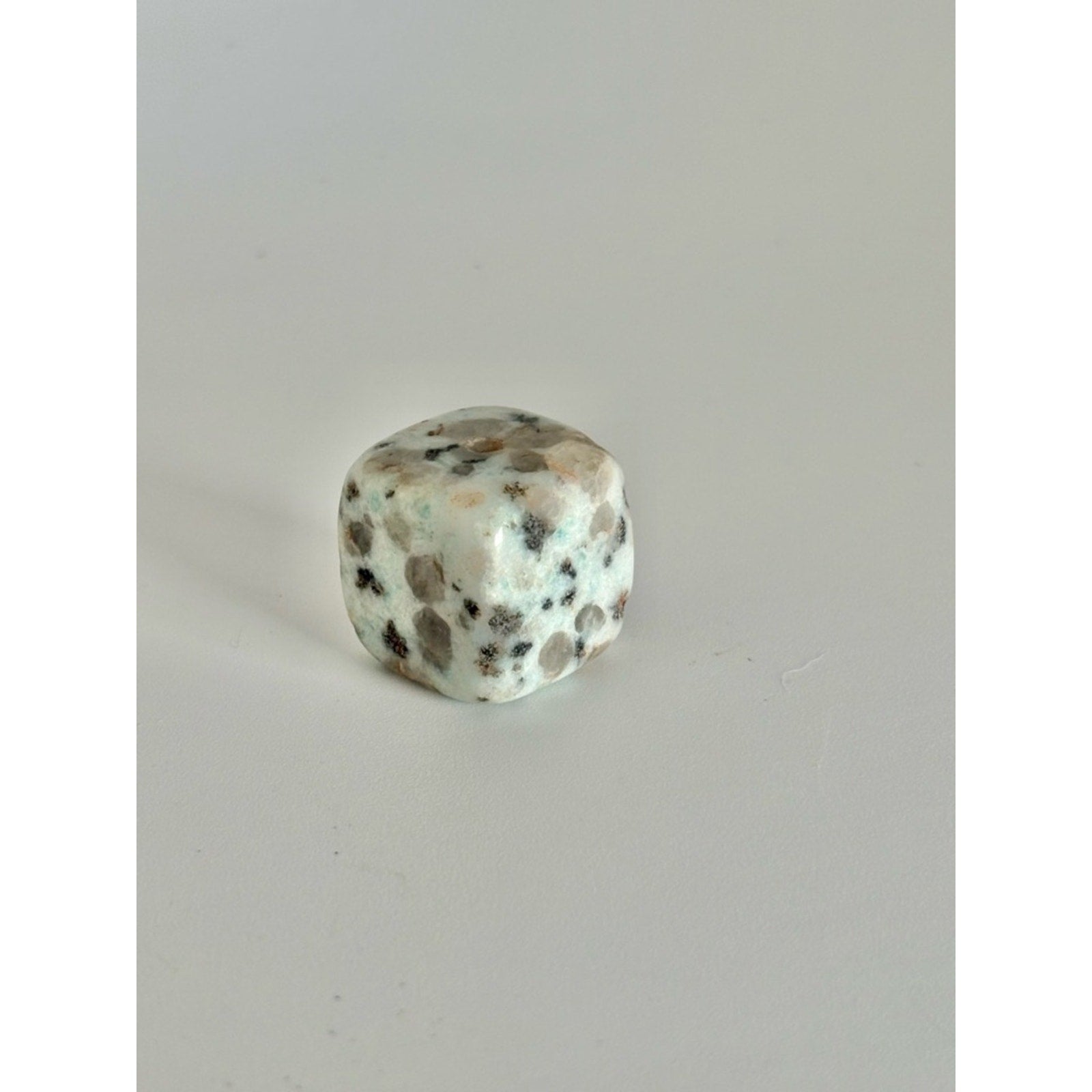 Kiwi Jasper Stone Incense Holder Cube