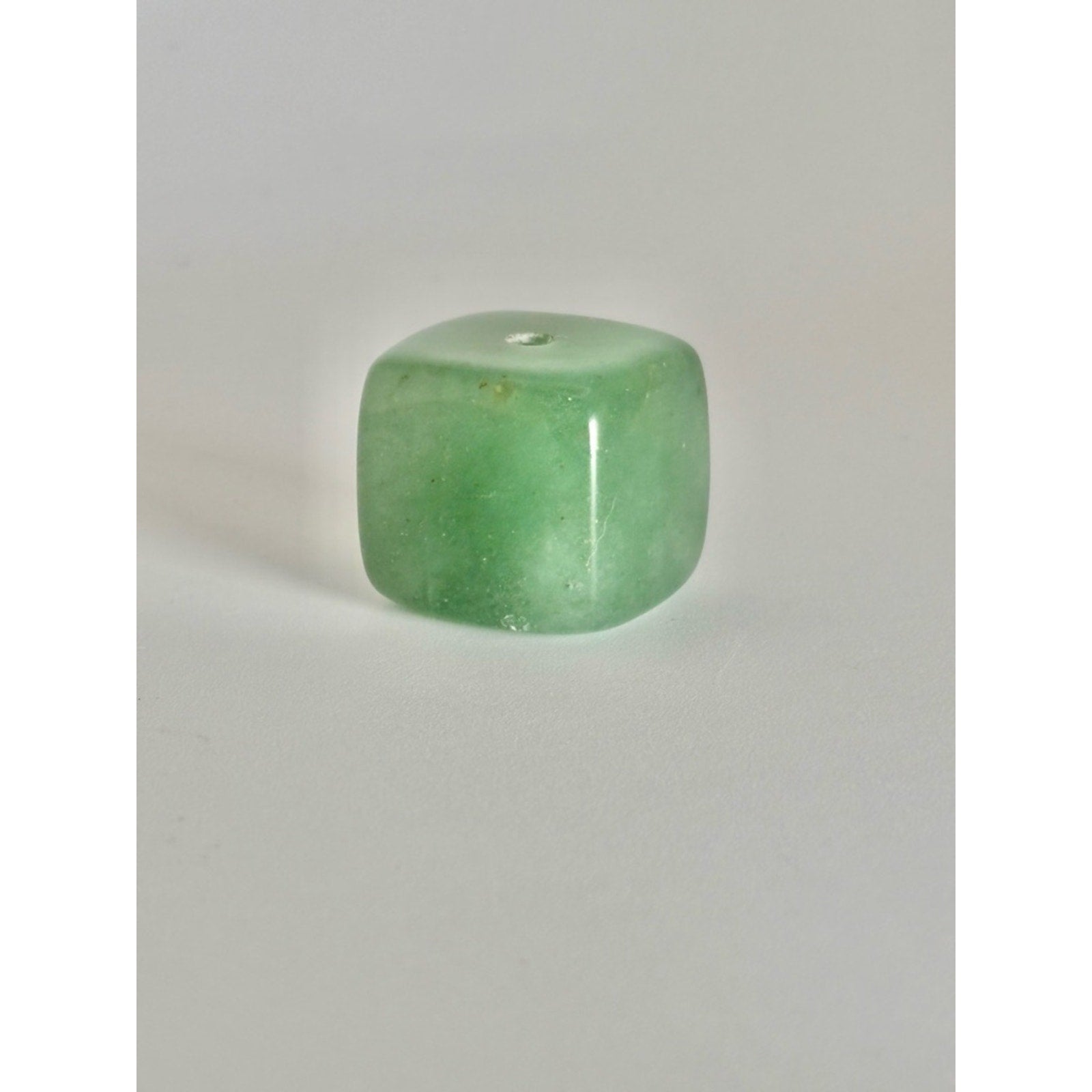 Green Aventurine Incense Holder Cube | Polished Stone Burner