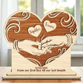 🤍 Laser Engraved Bass Wood Heart Keepsake – Made to Order ❤️