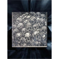 4x4 Gothic Skull Art Tile | Norton White Tile Technique