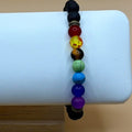 🌈Chakra Lava Stone Bracelet 🌈