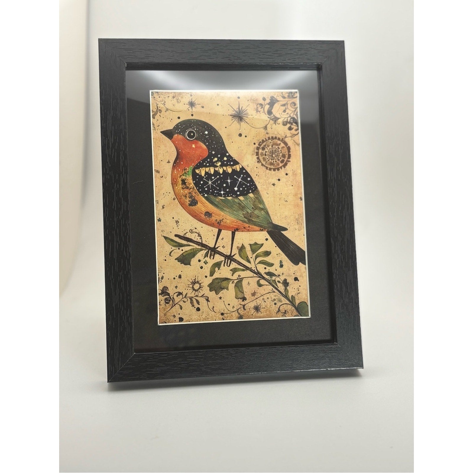 Celestial Songbird Framed Art Print