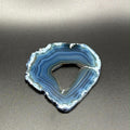 Blue Banded Agate Slice | Natural Crystal Décor | Approx. 3.5–4”
