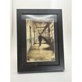 Haunted Corridor Shadow Framed Art Print
