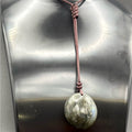 Labradorite Stone Pendant Necklace | Adjustable Cord