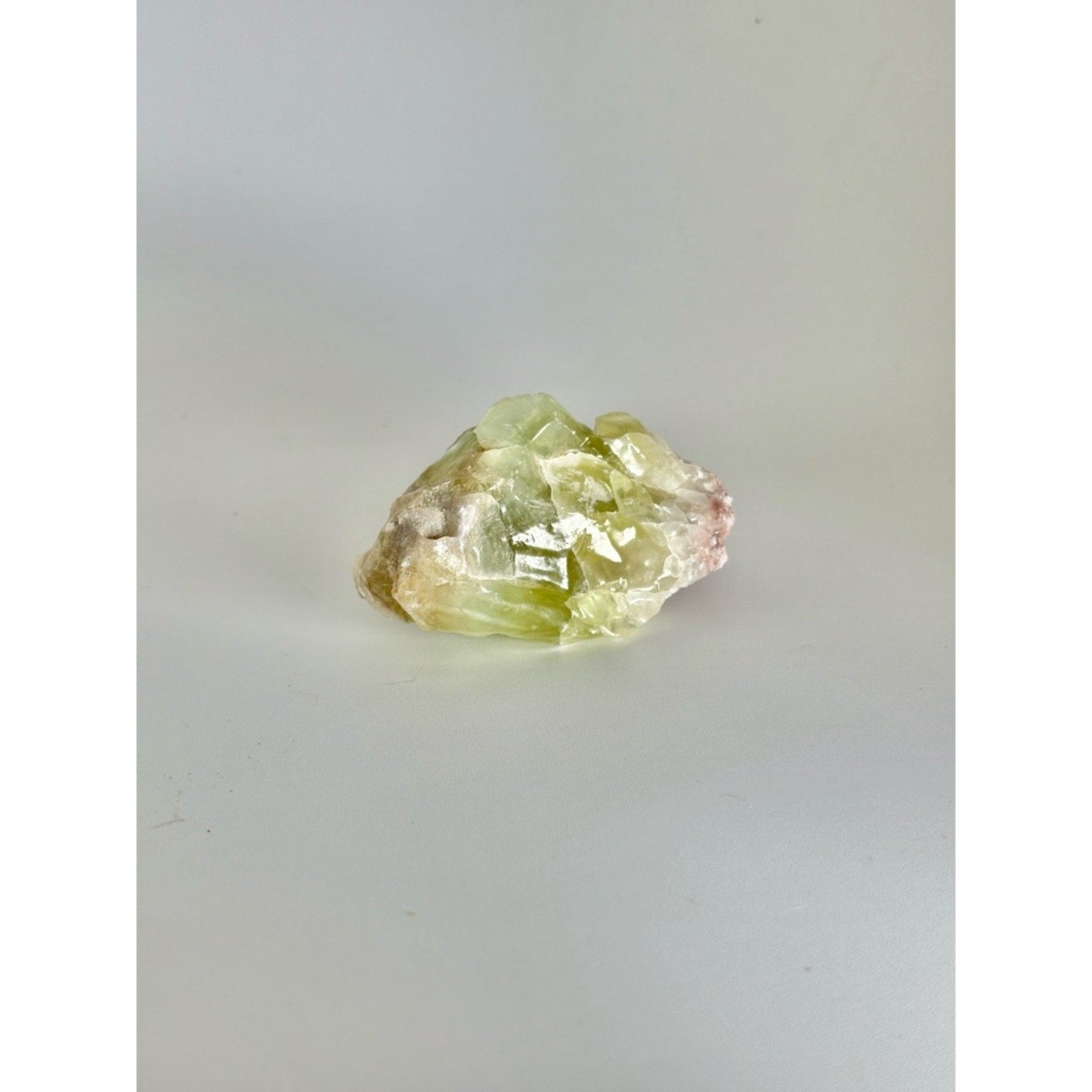 Green Calcite Raw Stone | Natural Crystal Specimen | Rough Calcite Piece