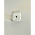 White Howlite Incense Holder Cube | Polished Stone Burner