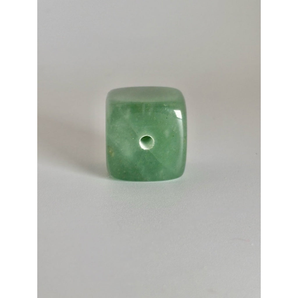 Green Aventurine Incense Holder Cube | Polished Stone Burner