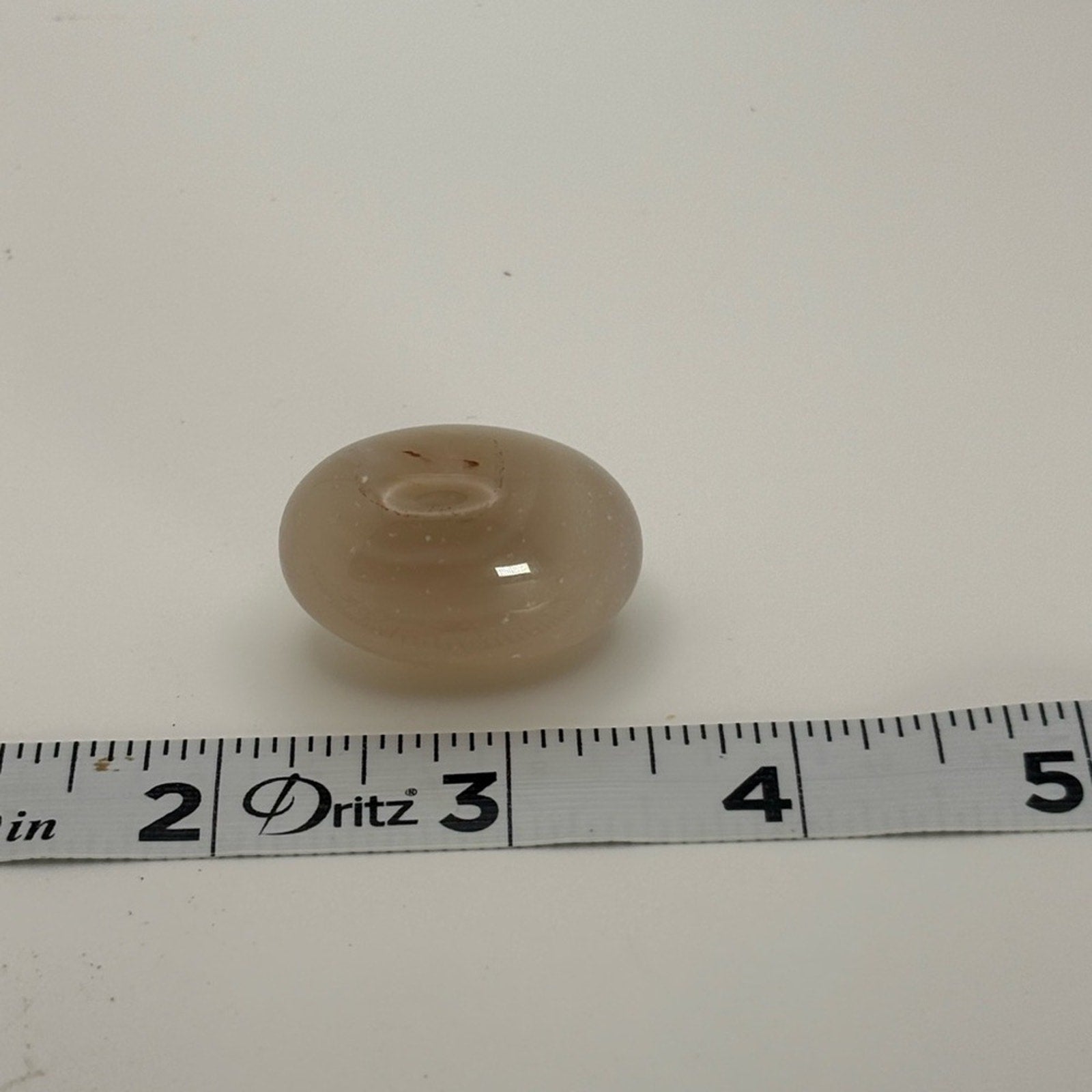 Peach Moonstone Palm Stone 🌙 Worry Stone | Emotional Balance