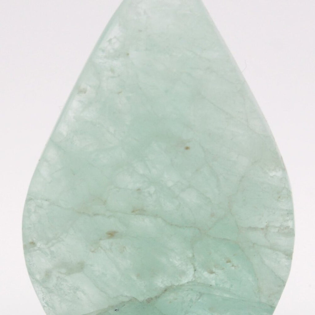 Green Fluorite Flame Carving – Approx. 4 Inches