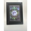 Cosmic Moon Mandala Framed Art Print