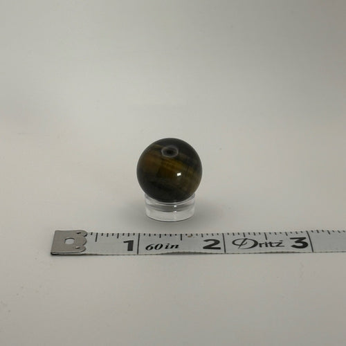 Blue Tiger’s Eye Sphere 🔵 Hawk’s Eye Crystal Marble