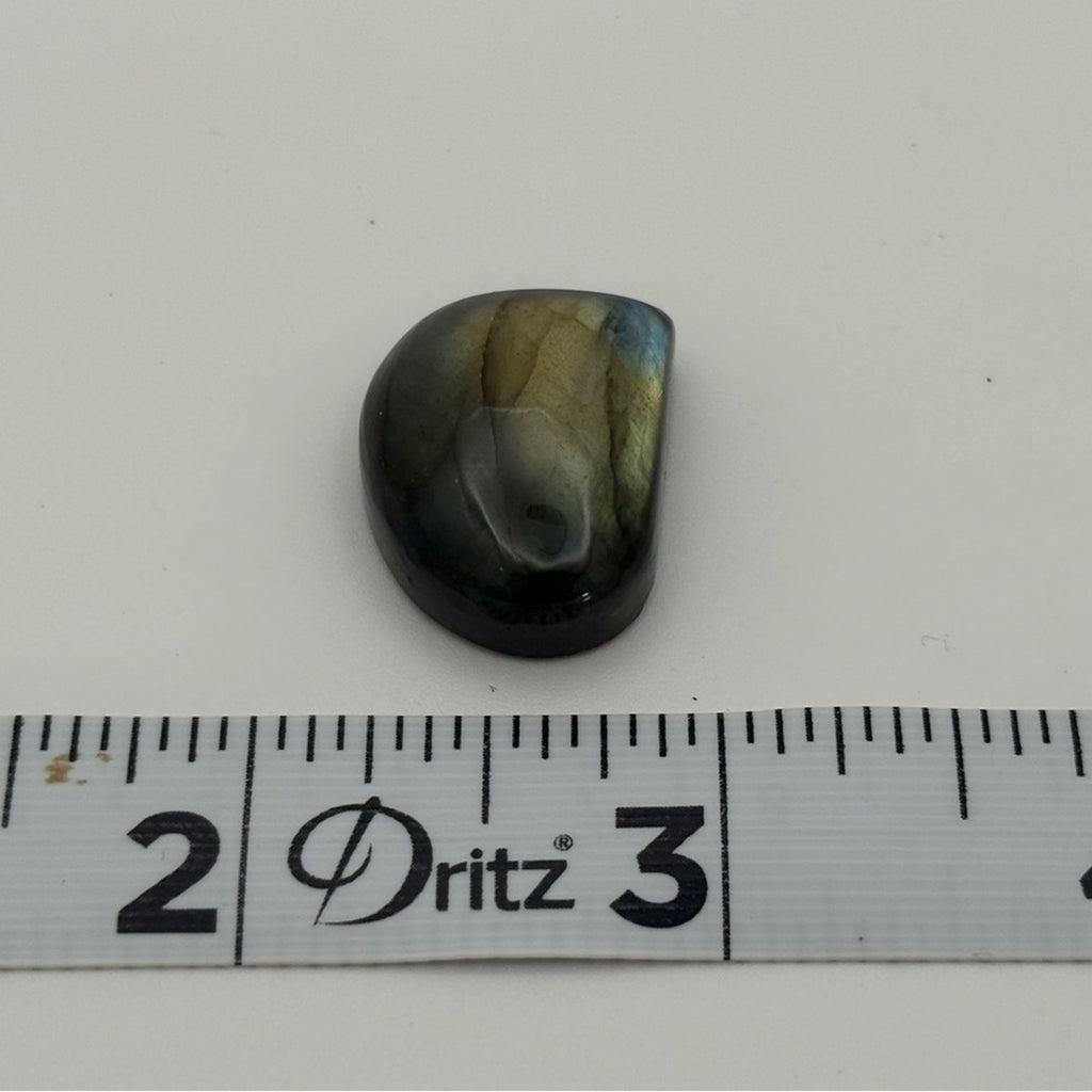✨ Labradorite Polished Stone – Flashy Freeform Palm Stone ✨
