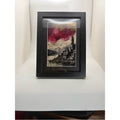 Gothic Village Landscape Art Print – Framed 5x7 Dark Academia Decor