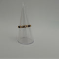 ✨ Gold Tone Statement Ring with Blue & Clear Stones ✨