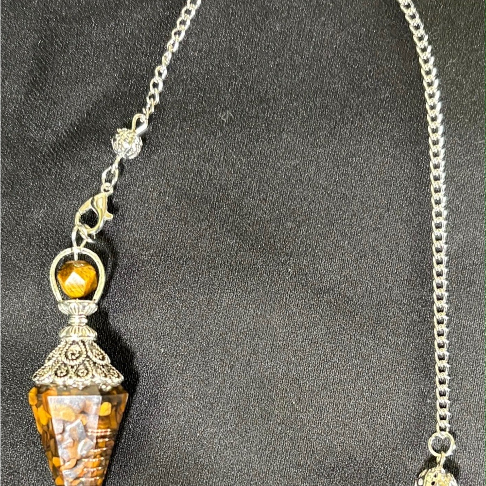 Tiger’s Eye Orgone Pendulum