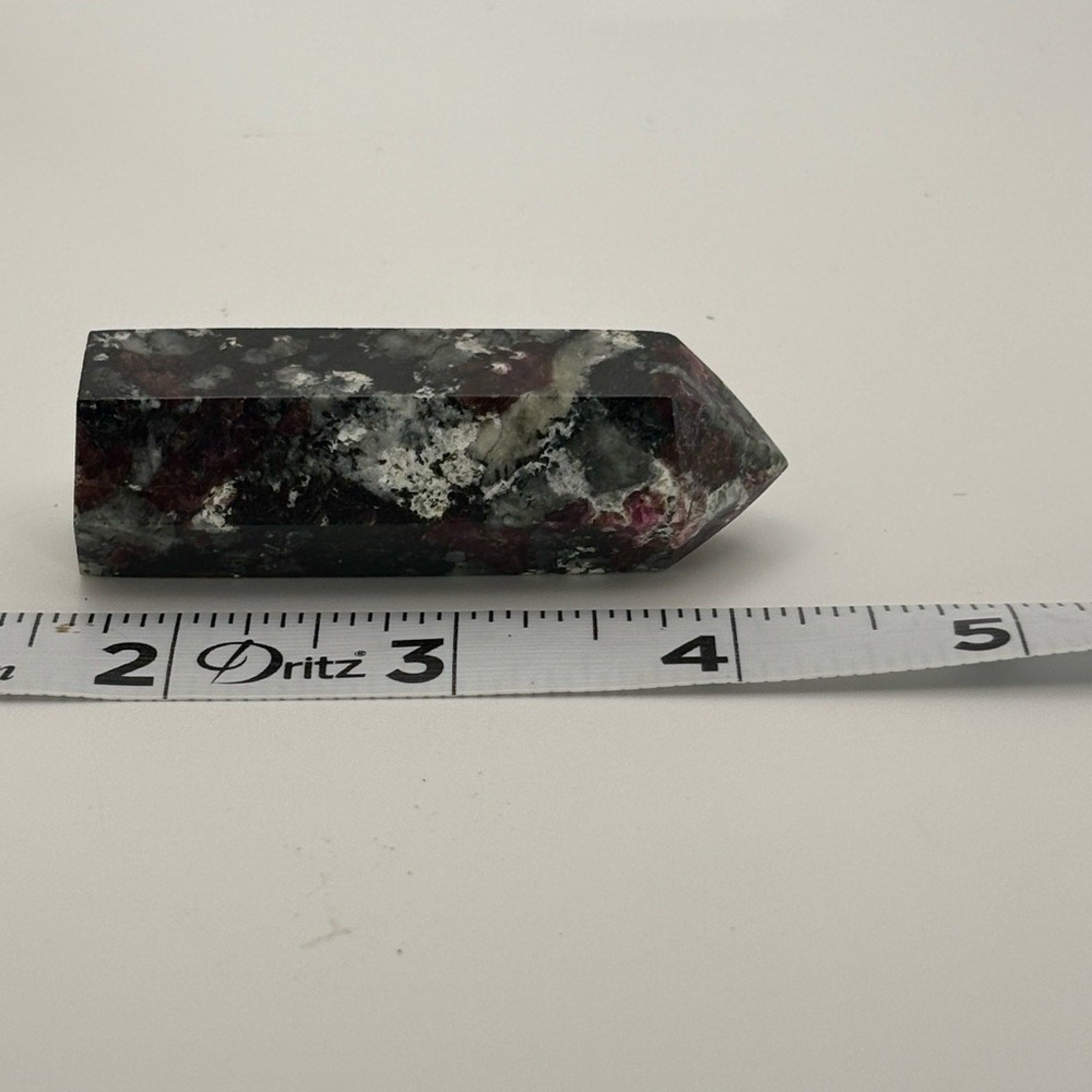 ✨ Bloodstone / Dragon Blood Jasper Tower – approx. 4 inches ✨