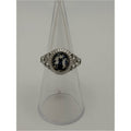 Black Cat Cameo Statement Ring – Silver Tone  Gothic Witchy