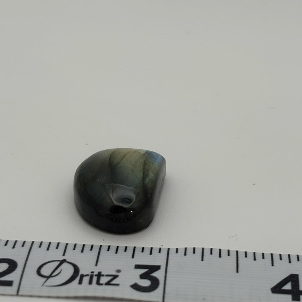 ✨ Labradorite Polished Stone – Flashy Freeform Palm Stone ✨
