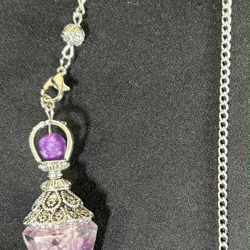 Amethyst Orgone Pendulum