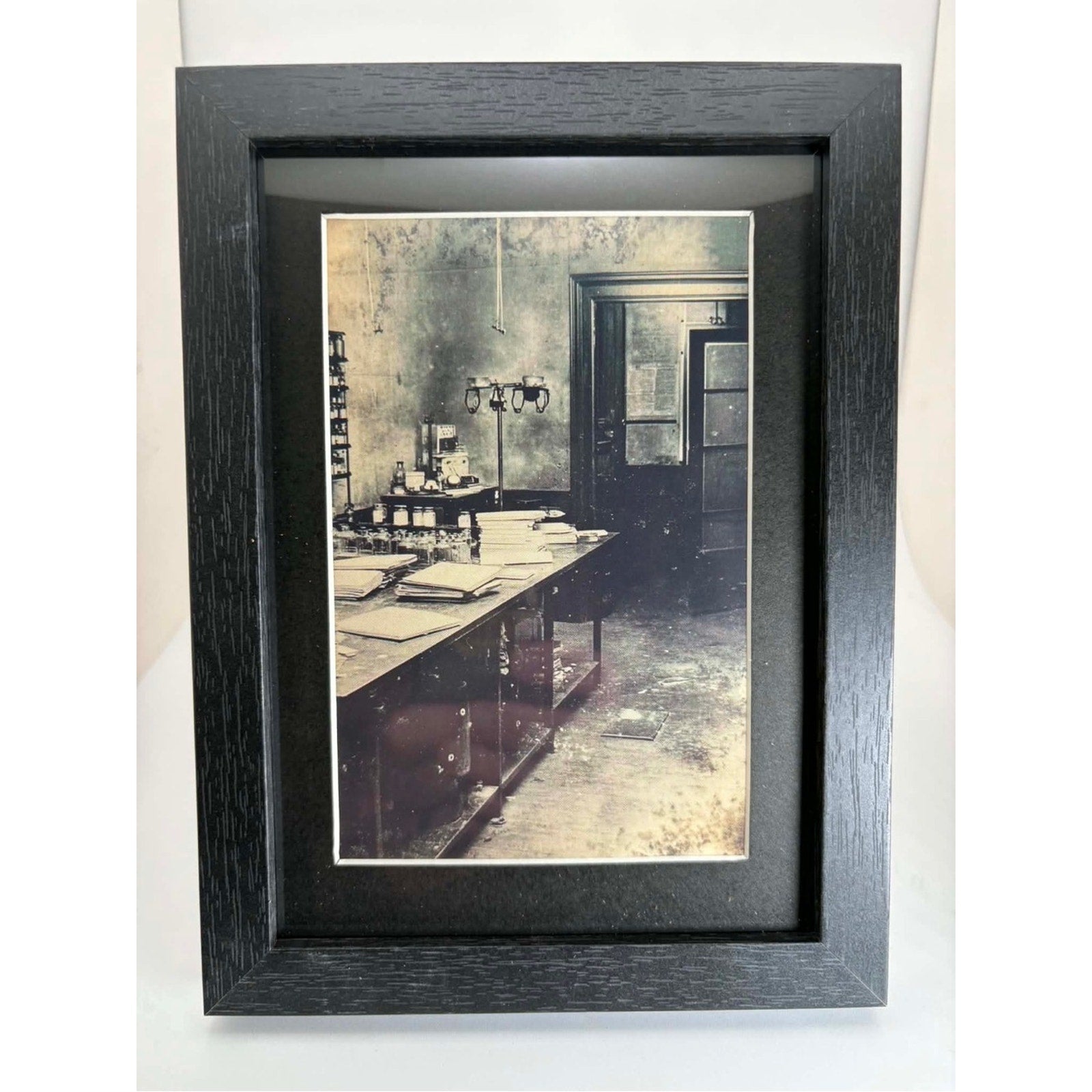 Framed Vintage Apothecary Lab Art Print | 5x7 Dark Academia