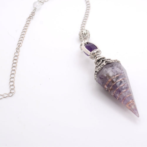Amethyst Crystal Pendulum – Divination & Energy Tool