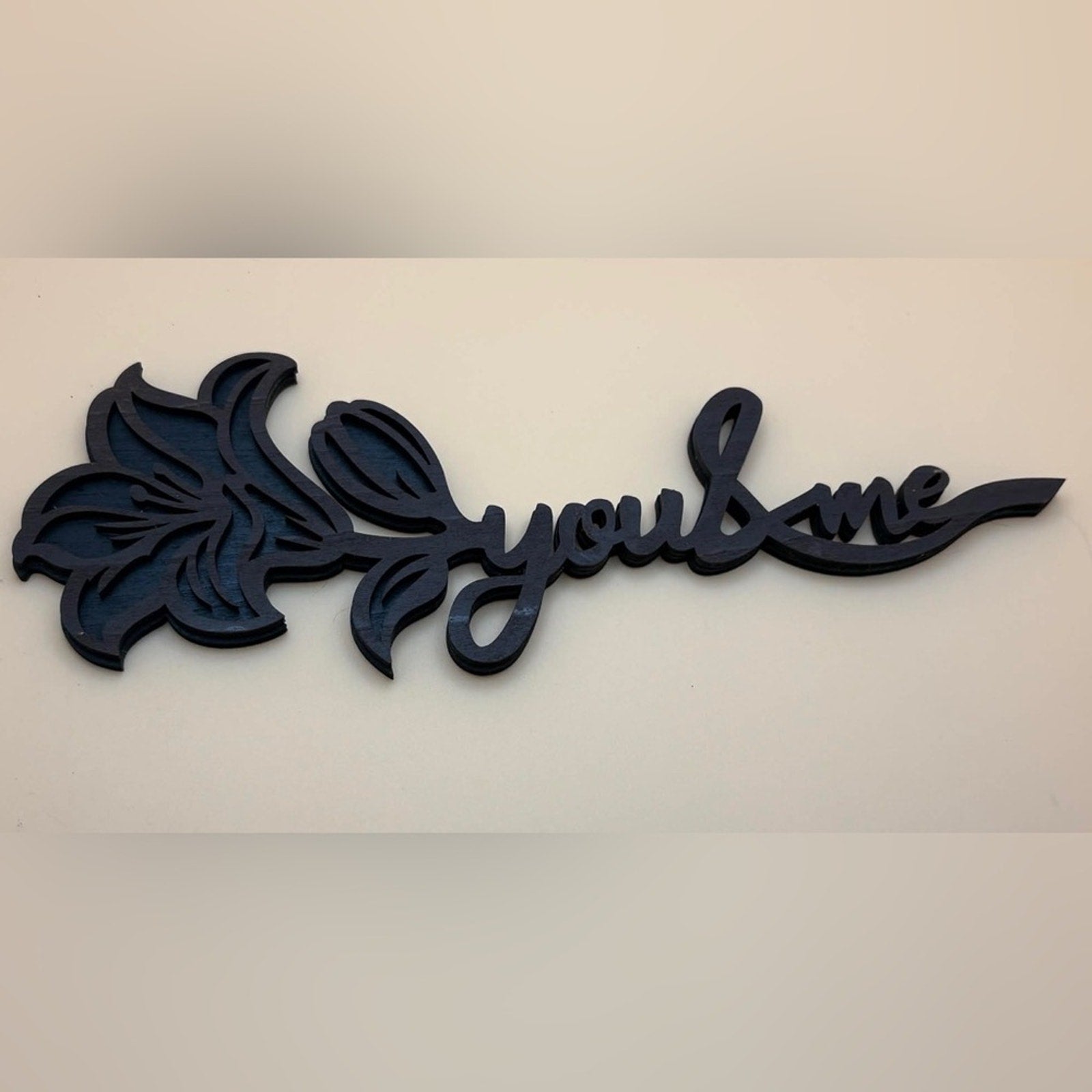 ✨ Hand-Painted Laser Cut Basswood Floral Wall Decor ✨