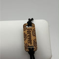 Laser Engraved Wood “Forever” Adjustable Bracelet
