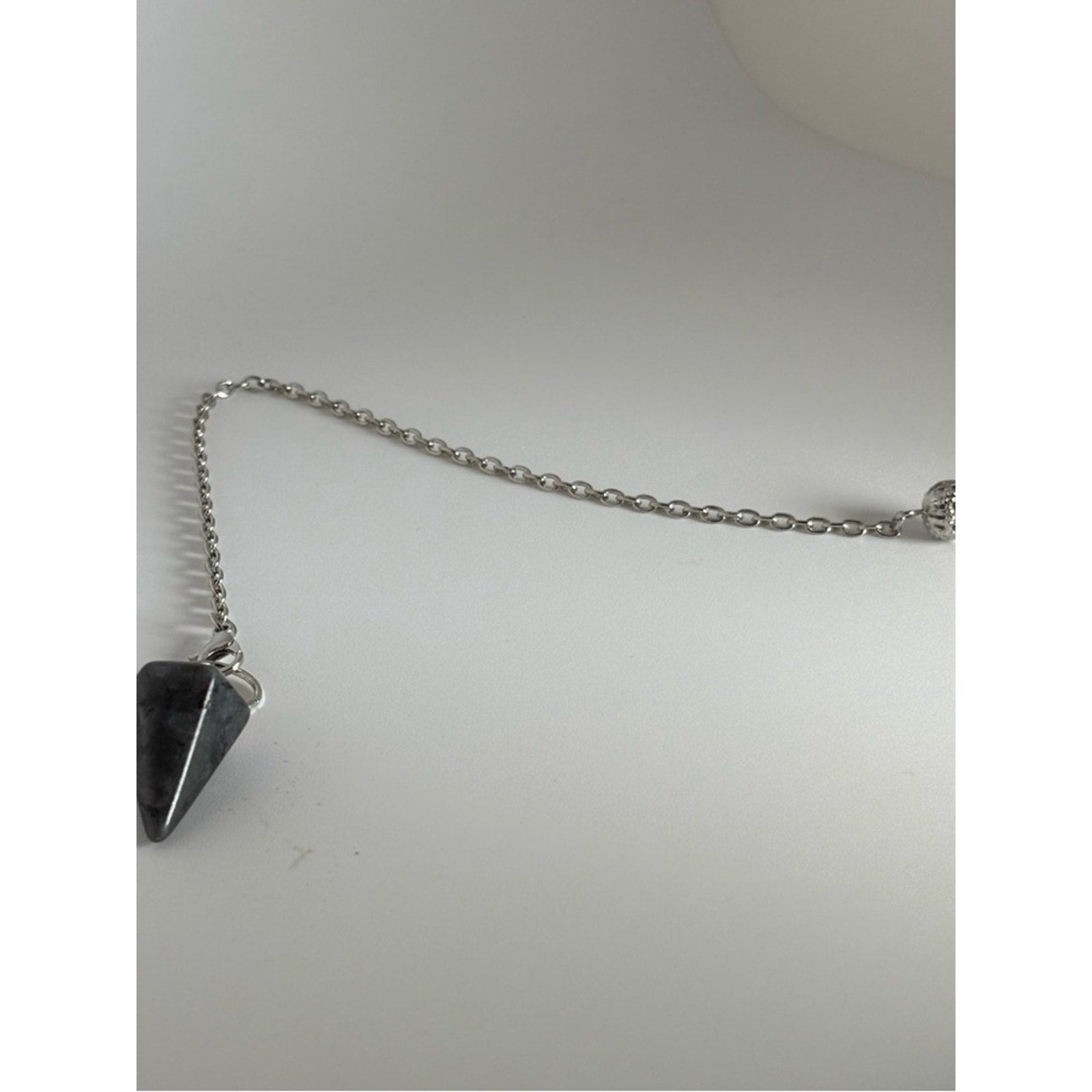 Indigo Gabbro Pendulum | Mystic Merlinite Divination Tool