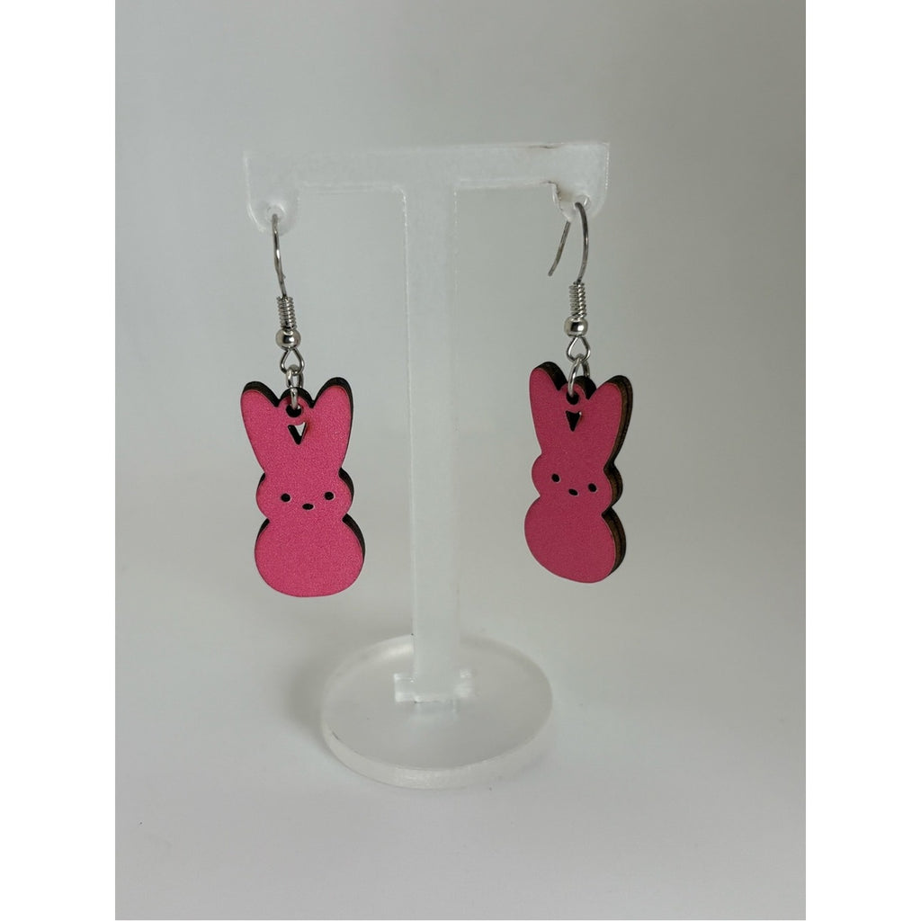 Pink & Purple Earring Bundle | Bunny, Butterfly & Gummy Bear Dangle Earrings